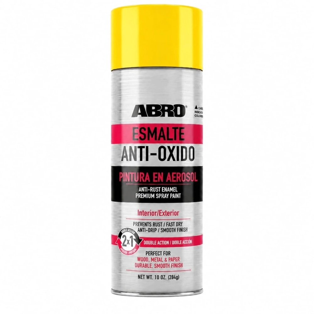 ABRO AEROSOL DOBLE ACCION AMARILLO 400 CC