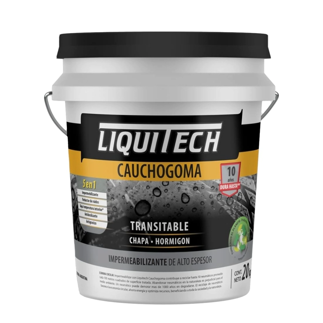 LIQUITECH CAUCHOGOMA IMPERMEABILIZANTE VERDE 4 LT