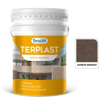 TERPLAST ROMANO MEDIANO MARRON SERRANO 25 KG