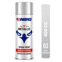 ABRO AEROSOL PLATA DISTINGUIDA 400 cc   (003)