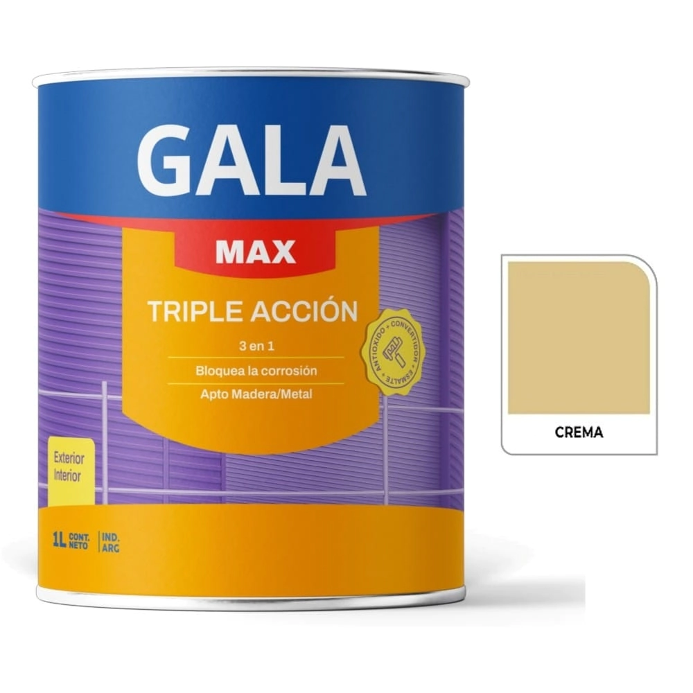 GALAMAX TRIPLE ACCION CREMA BRILLANTE 1 LT
