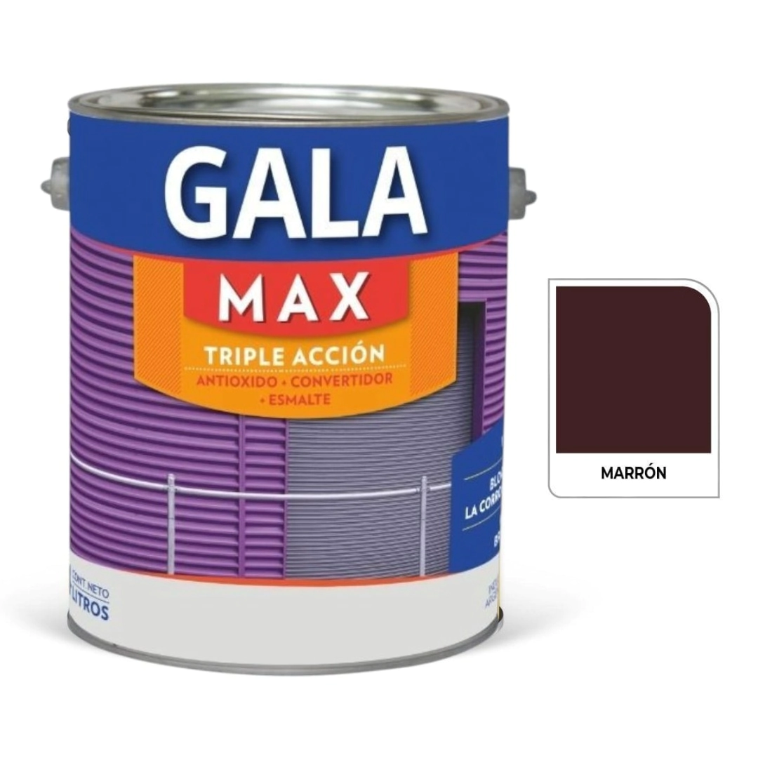 GALAMAX TRIPLE ACCION MARRON BRILLANTE 1/4 LT