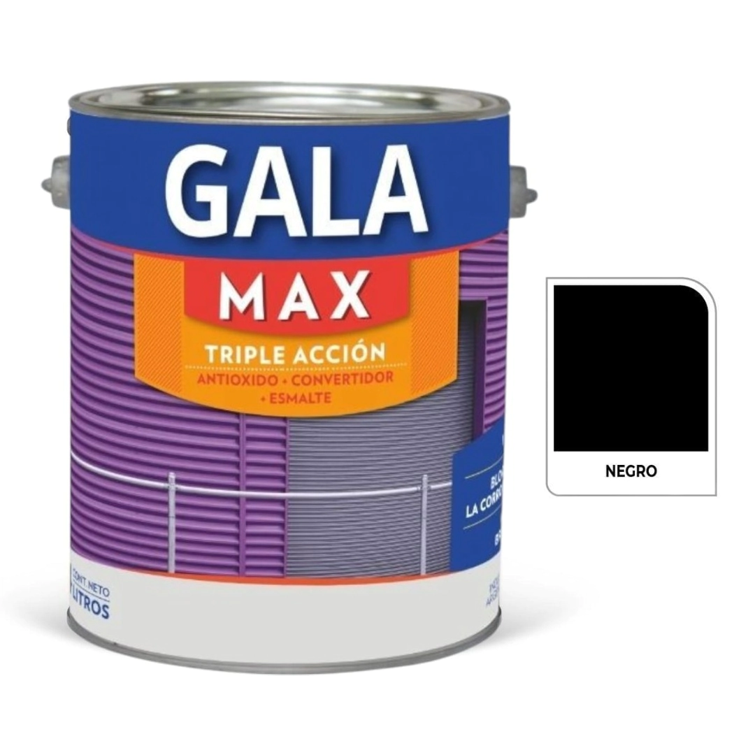 GALAMAX TRIPLE ACCION NEGRO MATE 4LT